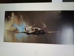 Spitfire poster - by Barrie Clark