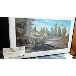 Rommel Under Attack - limited edition print by Lance Russwurm